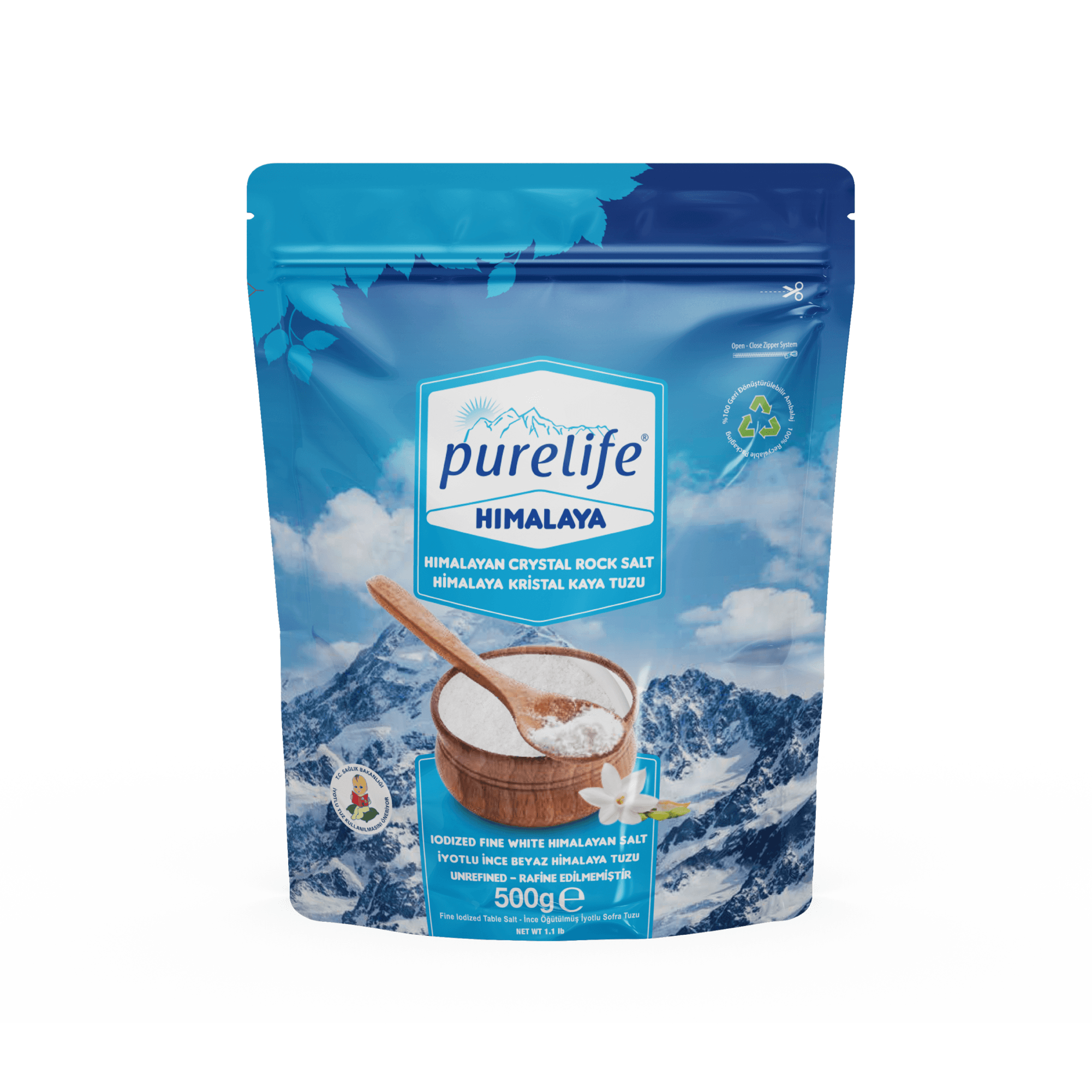 Himalaya Tuzu İyotlu İnce Beyaz 500g