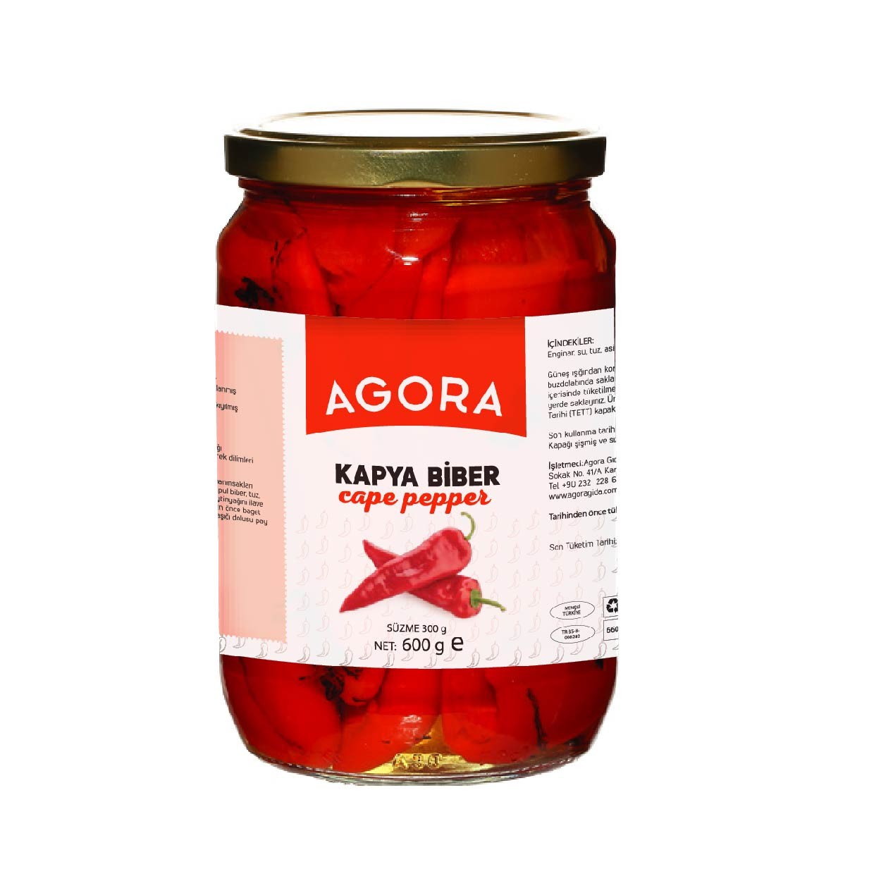 Agora Kapya Biber 600 gr