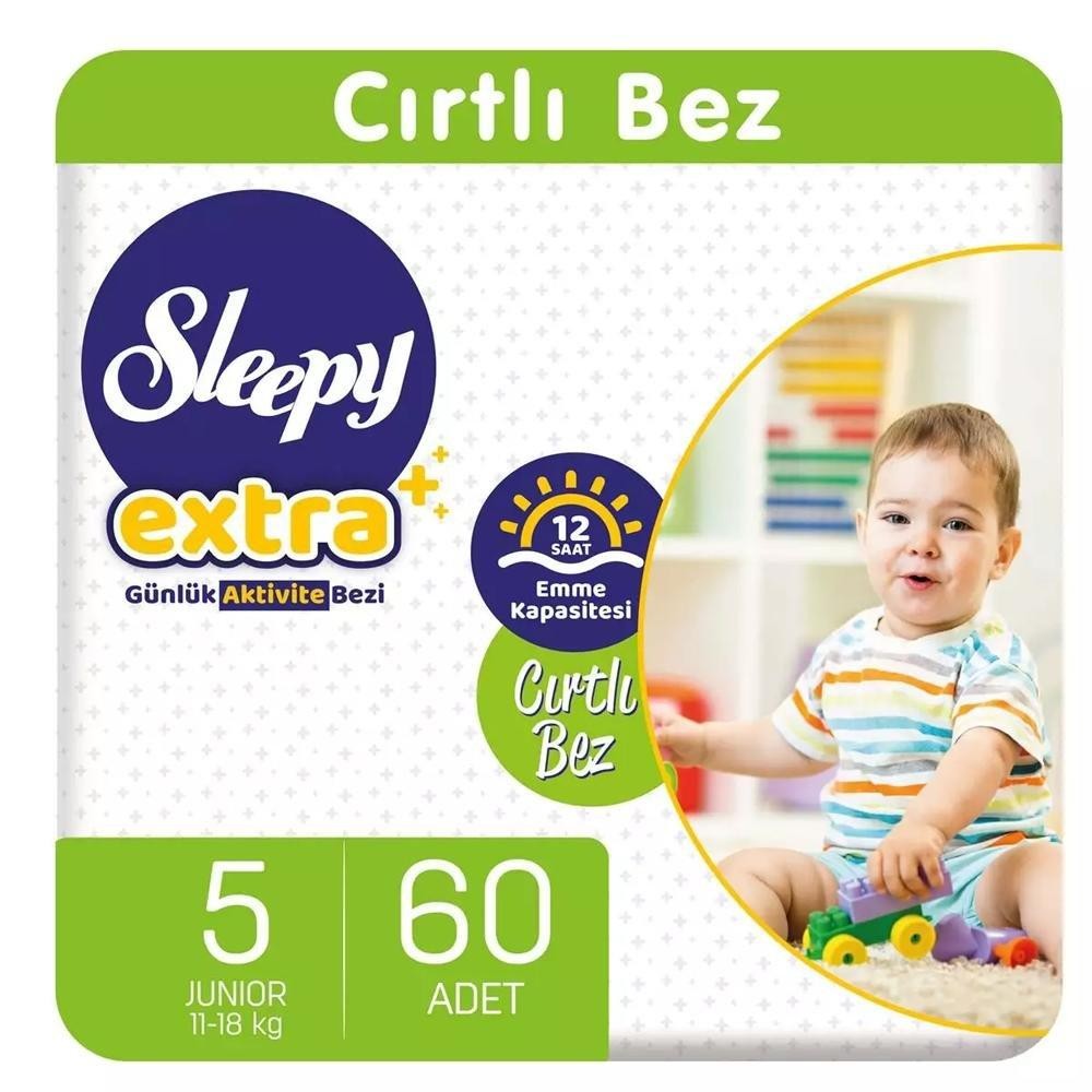 Sleepy Çocuk Bezi 3lü Ekstra No:5 11-18 60 Lı*2