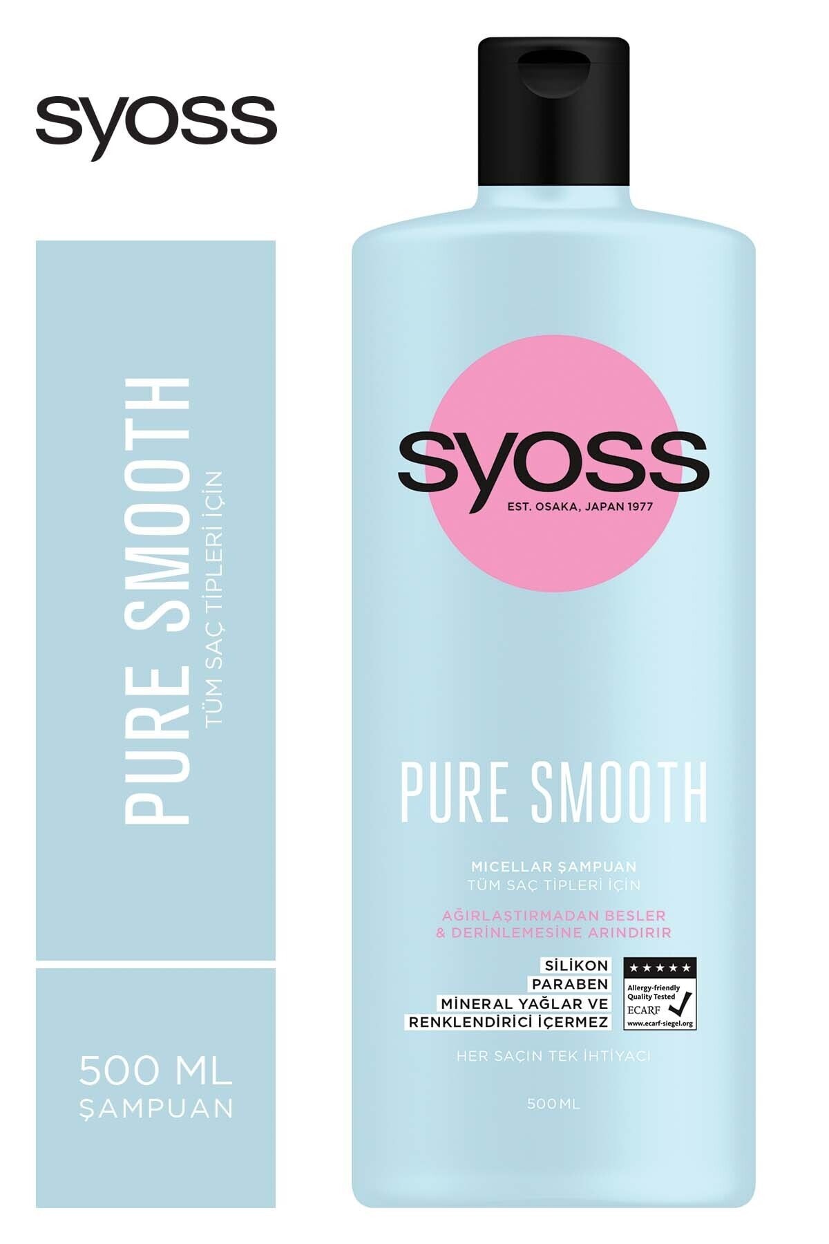 Syoss Şampuan 500 Ml Pure Smooth*6