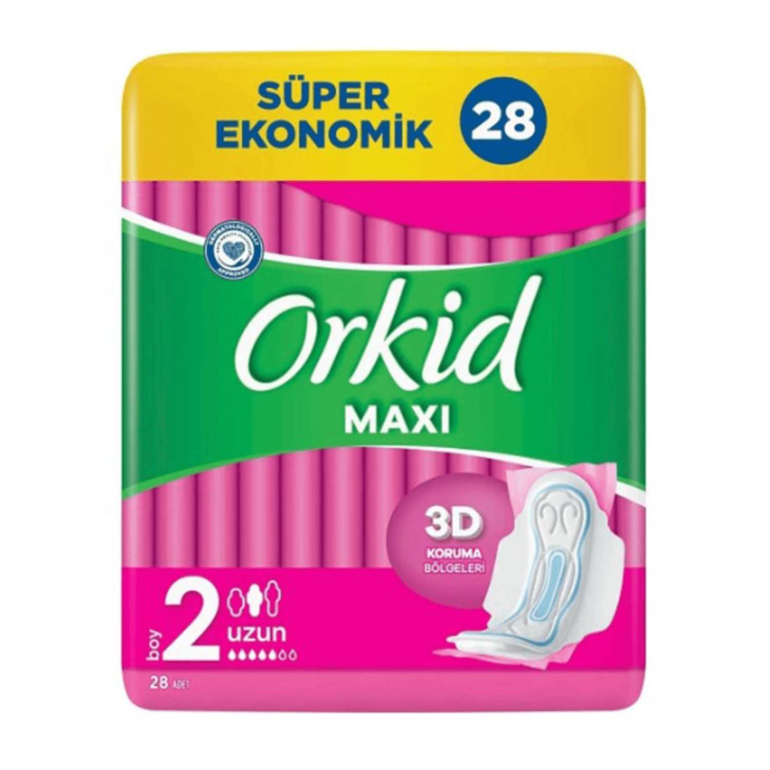 Orkid Maxi 4 Lü Uzun 28