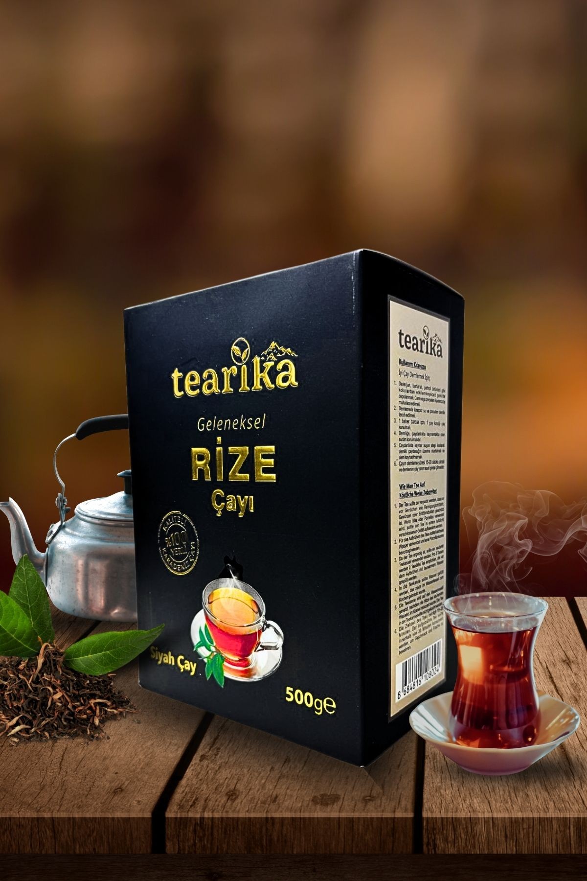 Geleneksel Rize Çayı 500 gr – Mayıs Hasadı Doğal Siyah Çay