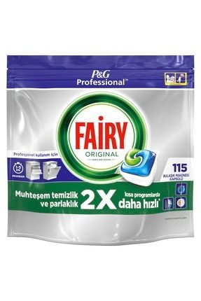 Fairy P&G Professional Jar Hepsi Bir Arada Bulaşık Makinesi Tableti 115'li