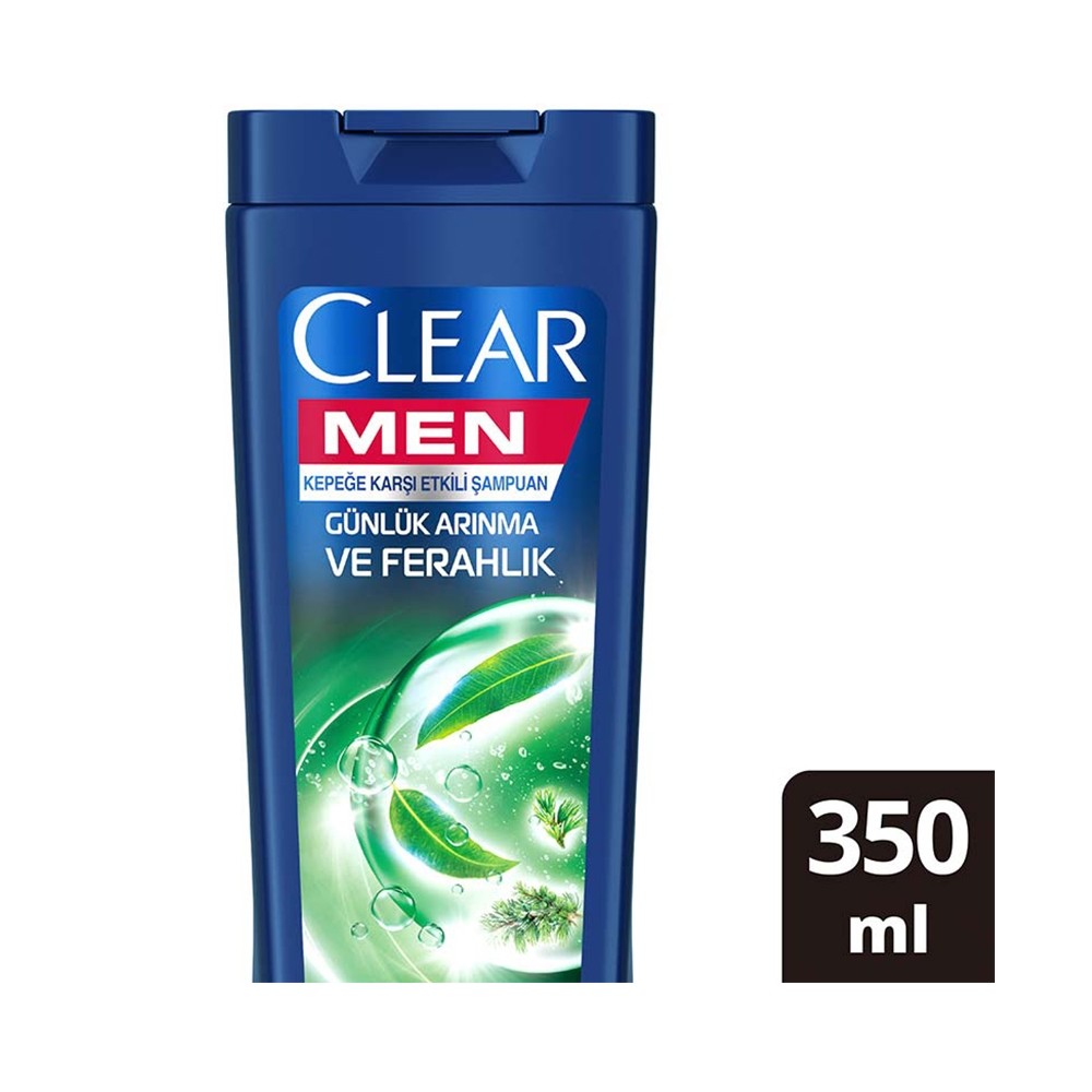 Clear Men Günlük Arınma ve Ferahlık Kepeğe Karşı Şampuan 350 ml