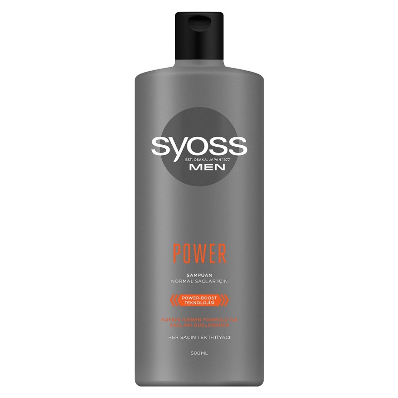 Syoss Şampuan 500 Ml Men Power&normal*6