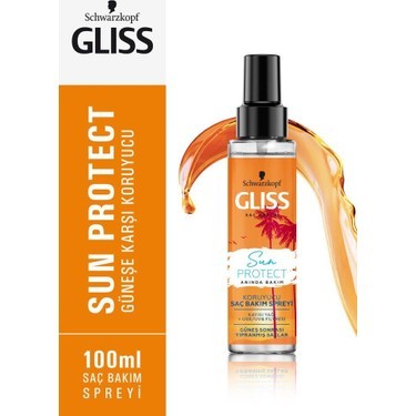 Gliss Saç Bakım Sprey 100 Ml Sun Protect*6