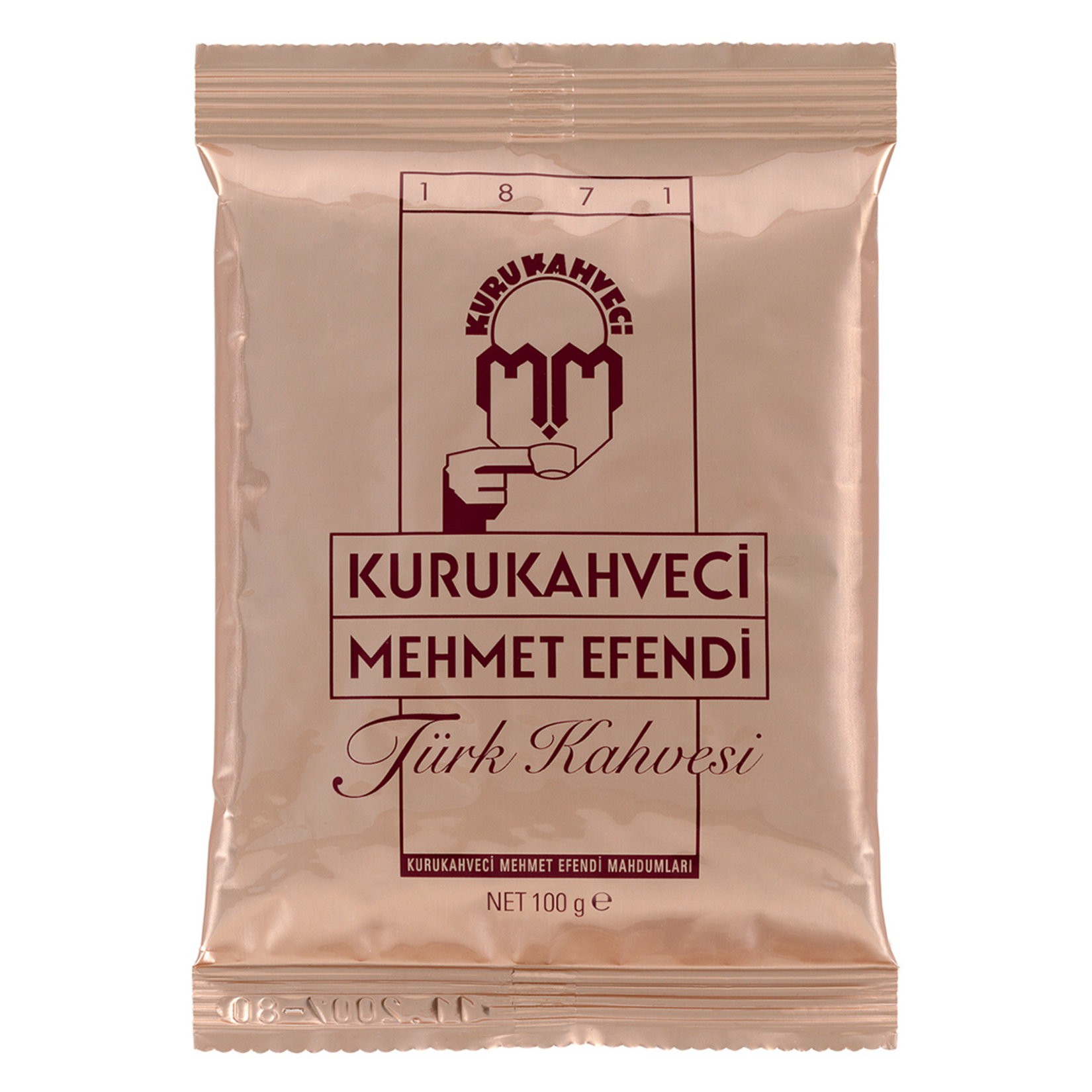 Kurukahveci Mehmet Efendi Türk Kahvesi 100 gr 25'li