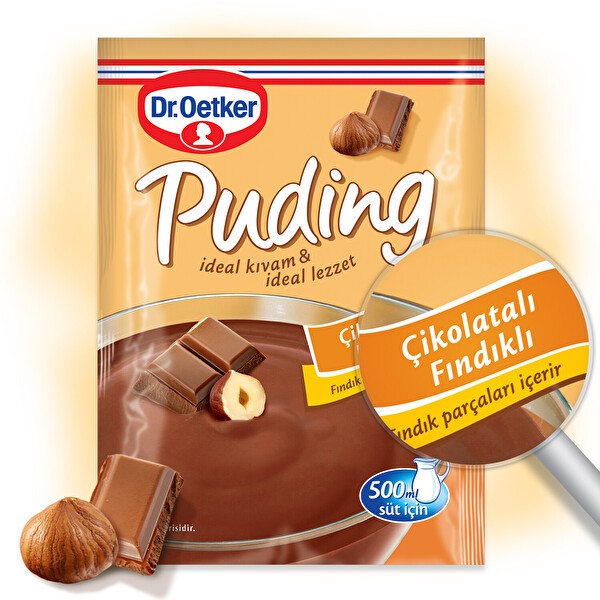 Dr. Oetker Çikolatalı Fındıklı Puding 102 gr