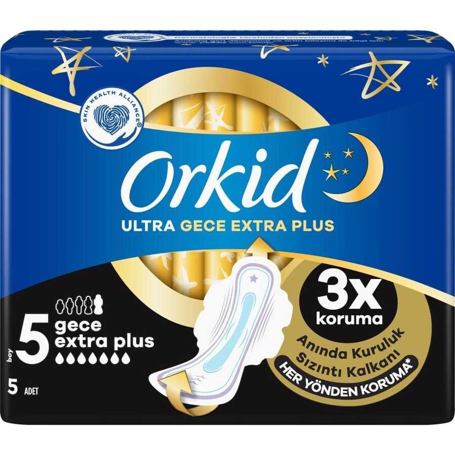 Orkid Ultra Gece Extra Plus Boy 5 Hijyenik Ped 14'lü