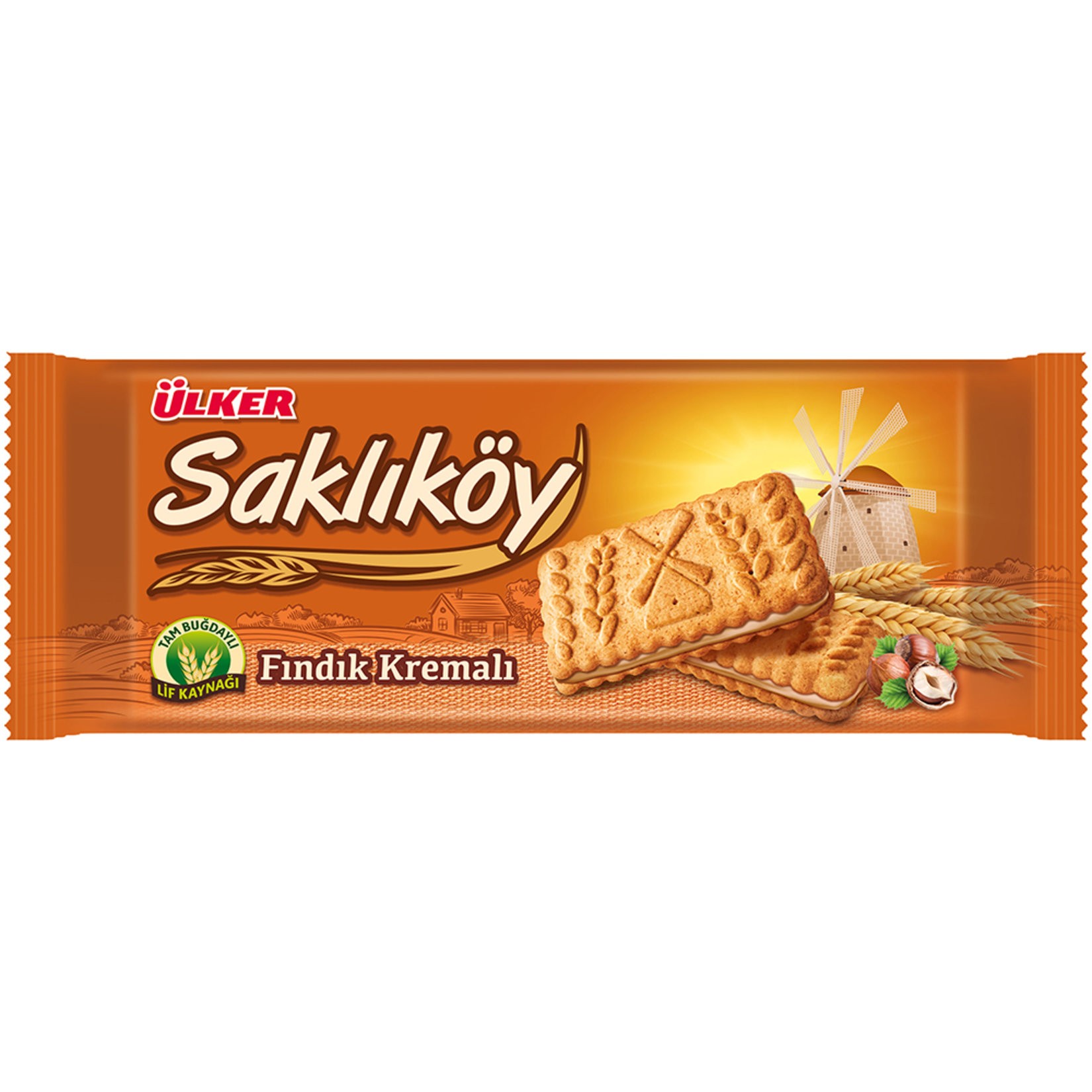 Ülker Saklıköy Fındık Kremalı Tahıllı Bisküvi 100 gr