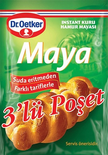 Dr. Oetker Dr Oetker Instant Hamur Maya 3'lü 30 Gr