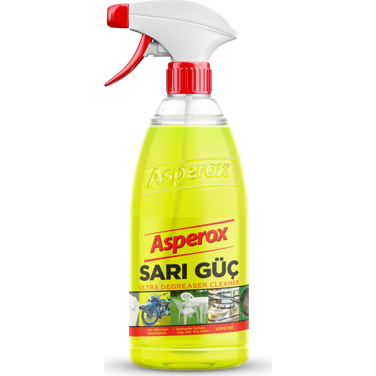 Asperox Sarı Güç Leke Temizleyici Sprey 1 lt