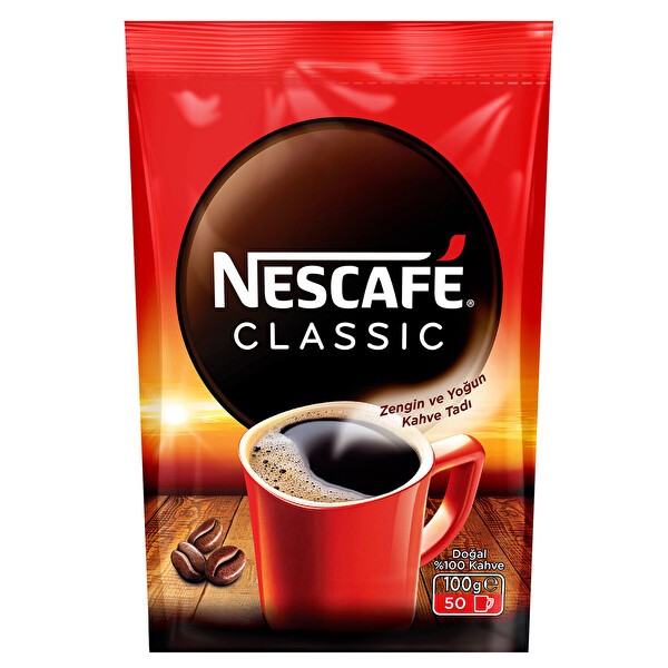 Nescafe Classic Granül Kahve 100 gr Eko Paket