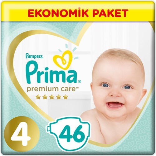 Prima Premium Care 4 Numara Maxi 46'lı Bebek Bezi