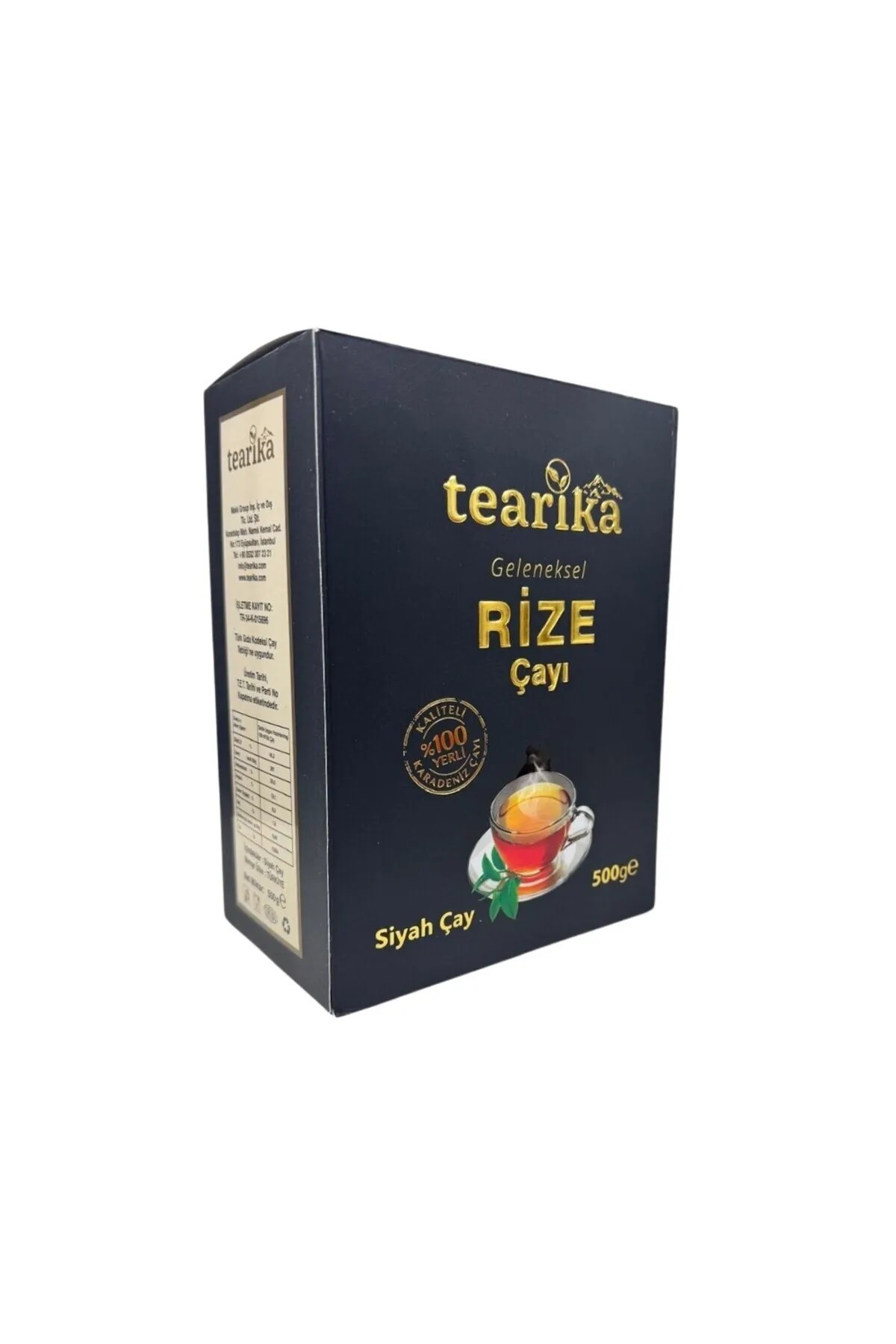 Tearika Geleneksel Rize Çayı 500 Gr – Mayıs Hasadı Doğal Siyah Çay