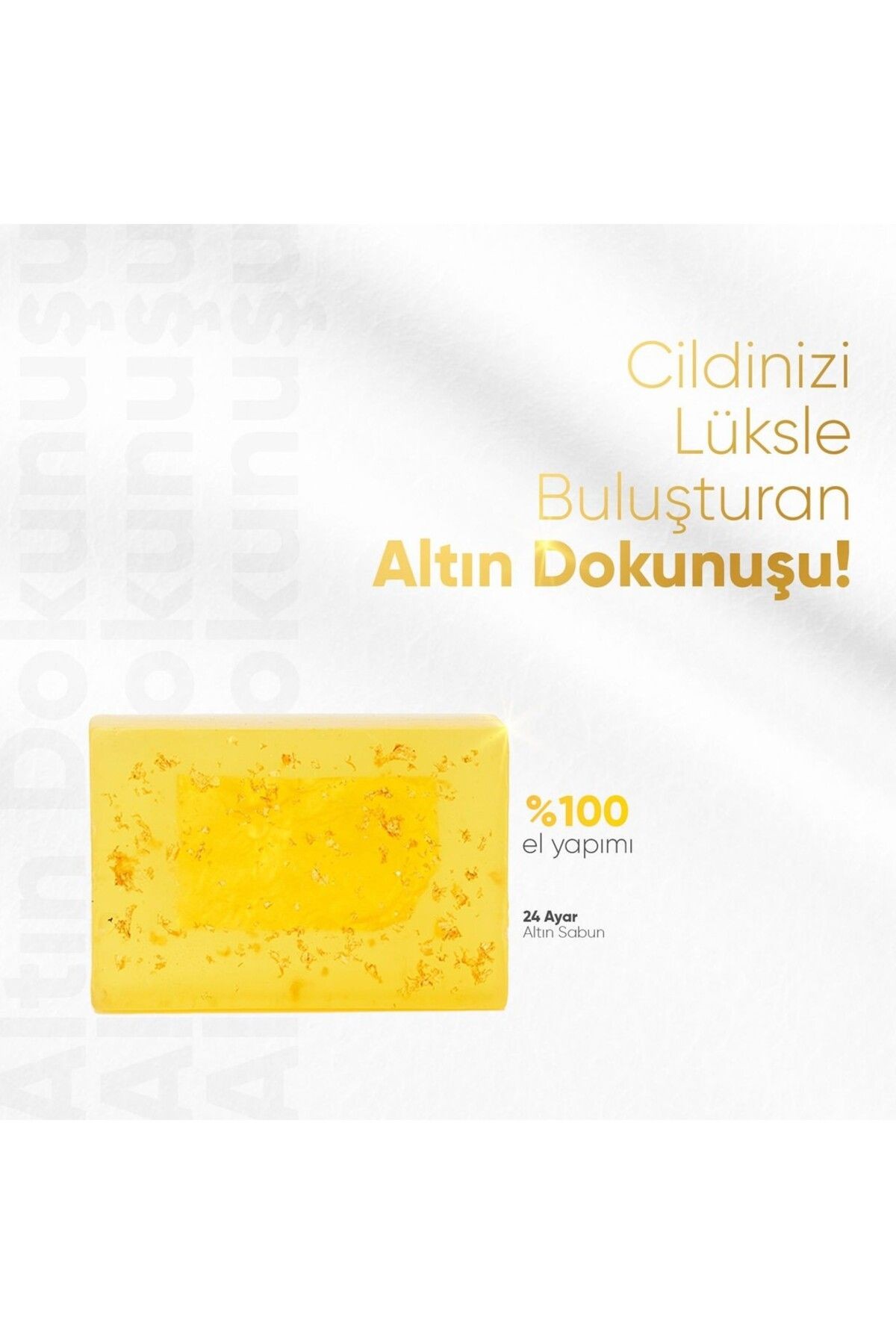 Volia 24 Ayar Altın Sabun -Golden Soap