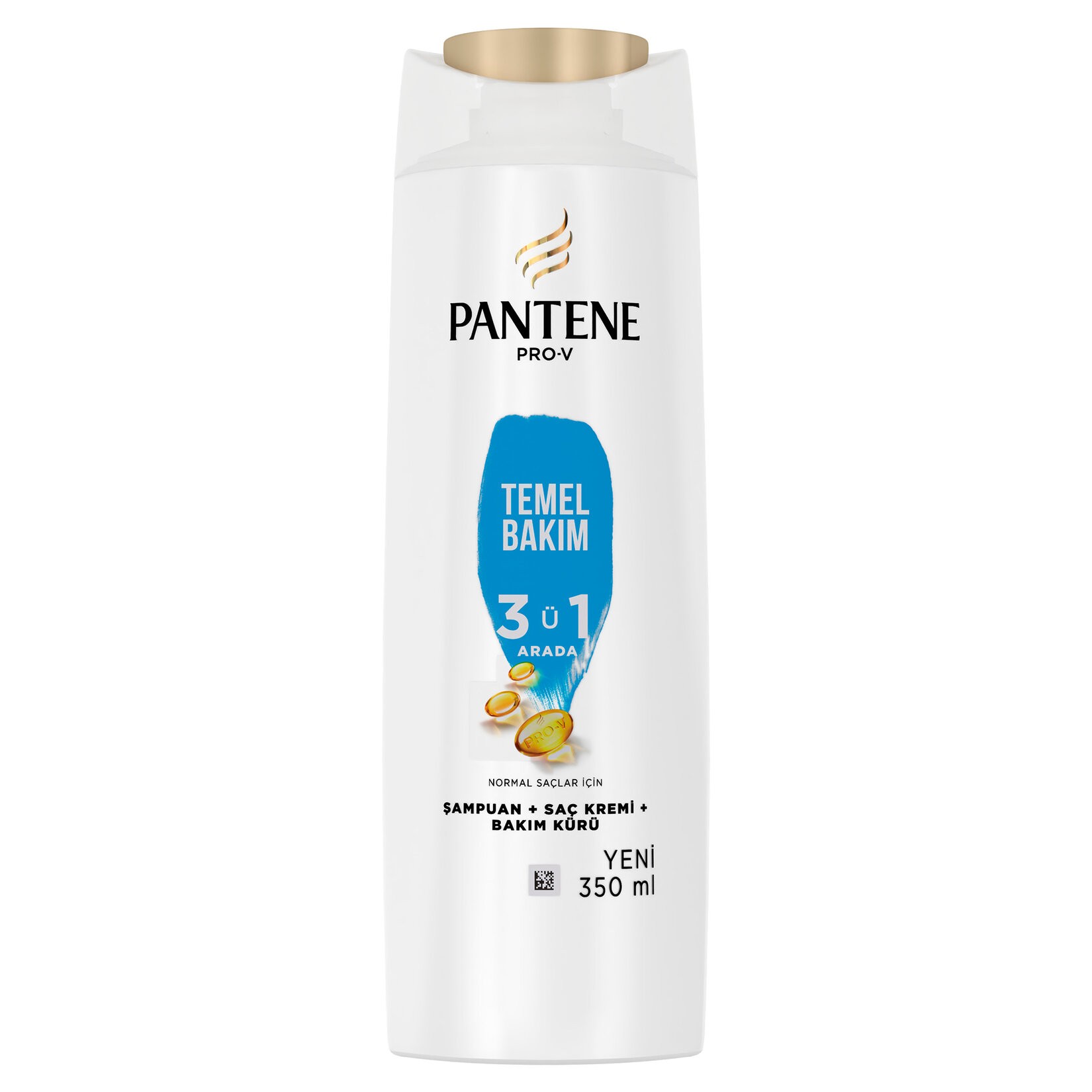 Pantene PRO-V 3ü 1 Arada 350 ml Normal Saçlar İçin Temel Bakım Şampuan