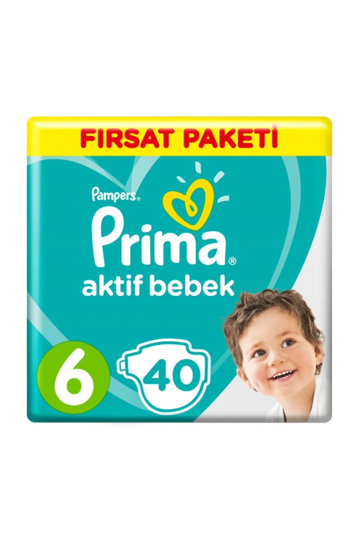 Prima Bebek Bezi 6 Beden 13-18 kg 40 Adet
