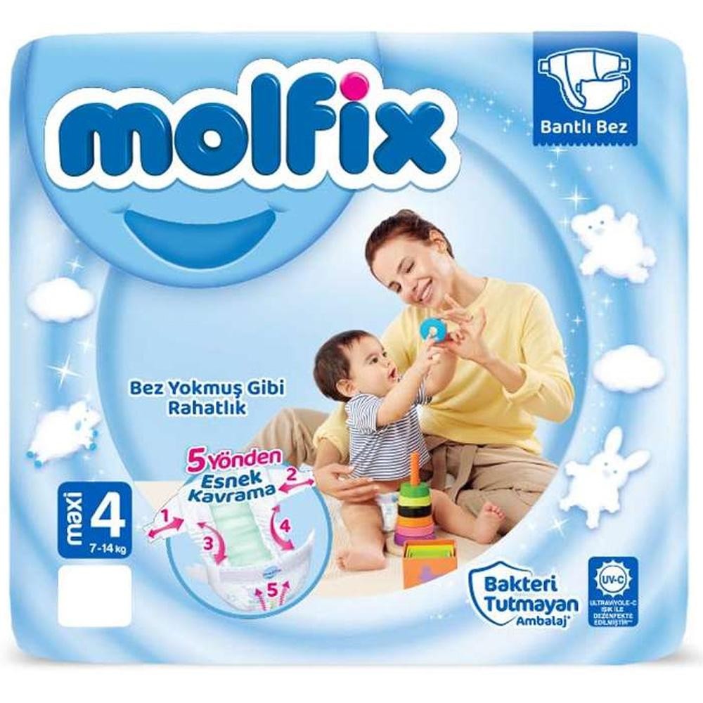 Molfix Çocuk Bezi 3d Paket No: 4+ 24 Lü