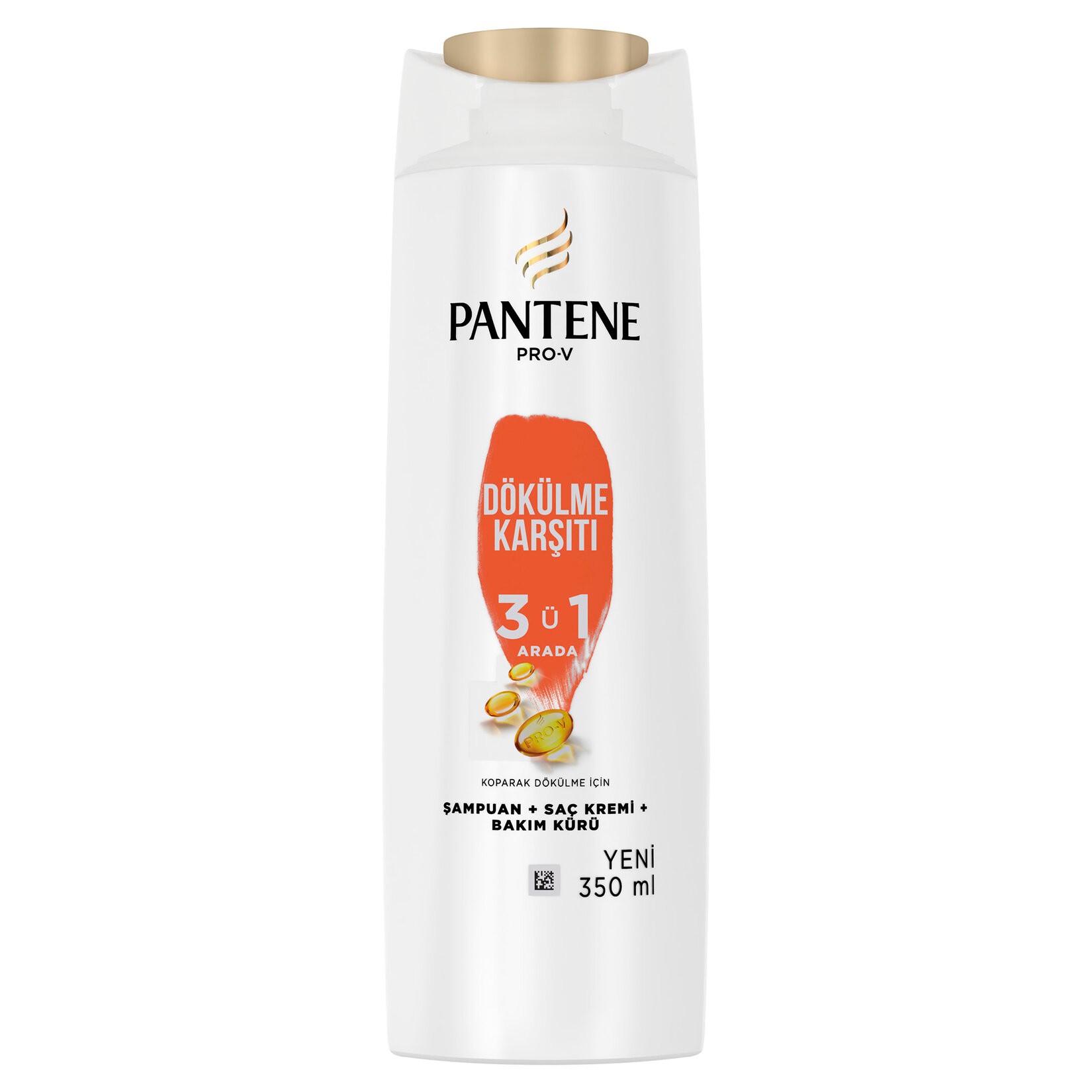 Pantene 3'ü 1 Arada Saç Dökülmesine Karşı Şampuan 350 ml