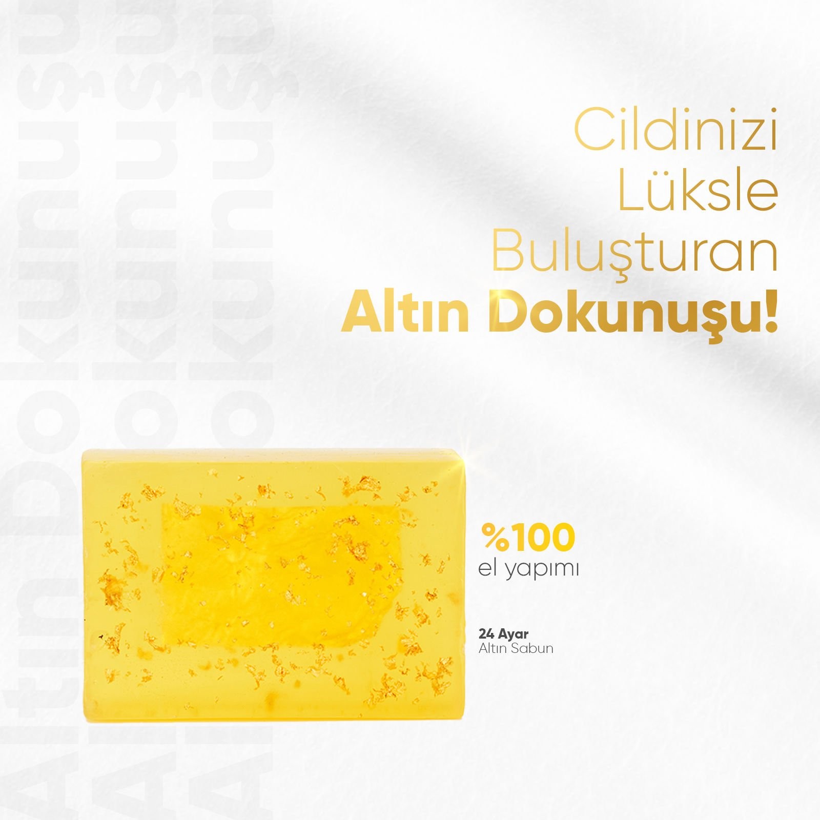 Volia  24 Ayar Altın Sabun -Golden Soap