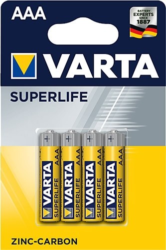 Varta Pil İnce Aaa Blister 4 Lü*12*5