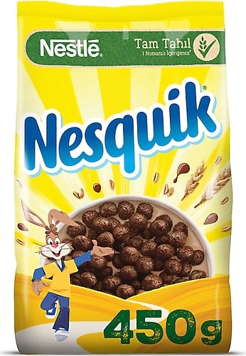 Nesquik Çikolatalı Kahvaltılık Mısır Gevreği 450 gr