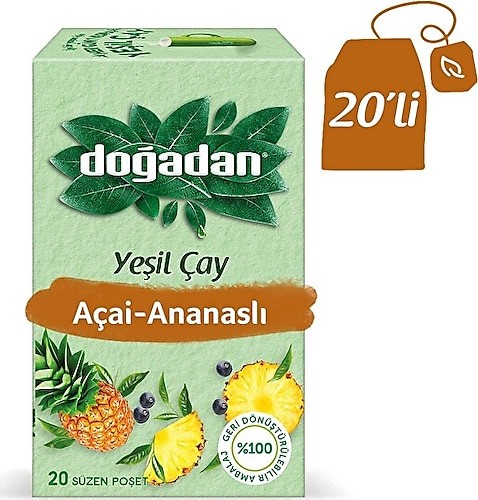 Doğadan Sade Yeşil Çay 20'li