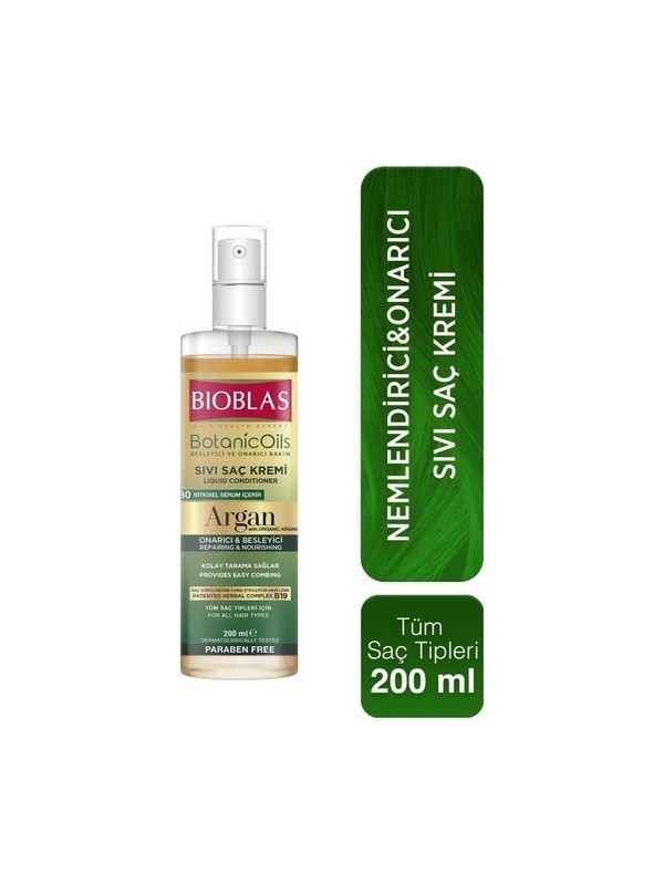 Botanic Oils Argan Yağlı Sıvı Saç Kremi 200 ml