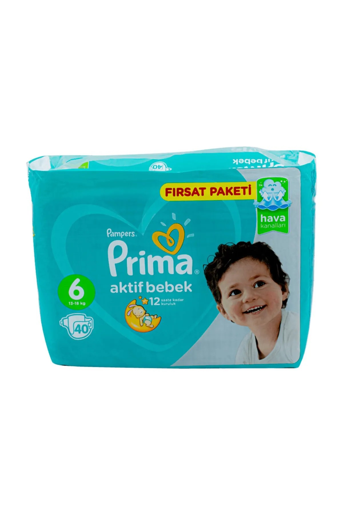 Prima Bebek Bezi 6 Beden 13-18 kg 40 Adet