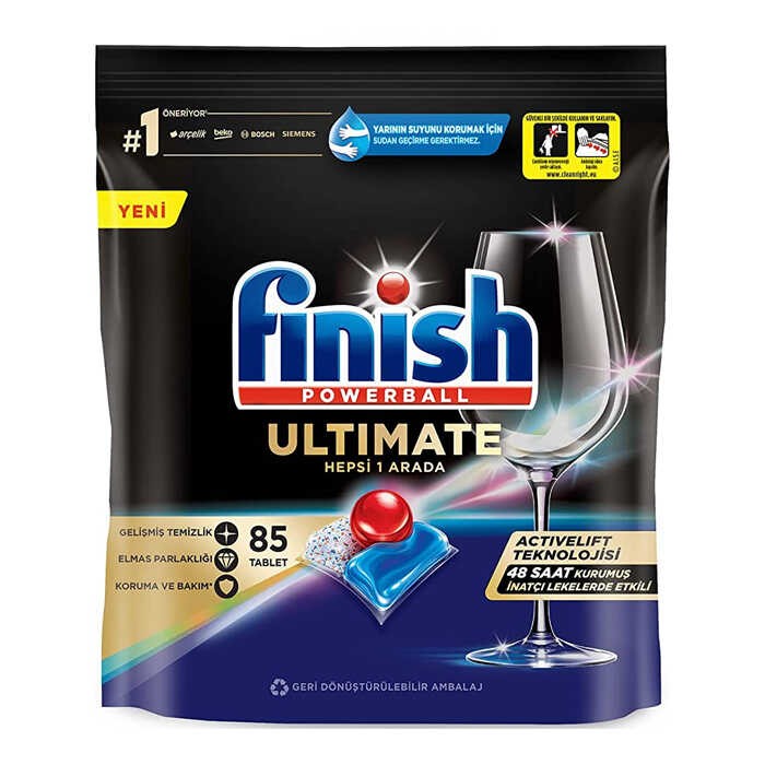 Finish Quantum Ultimate Bulaşık Makinesi Tableti 85'li