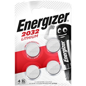 Energizer CR2032 3V 4'lü Lityum Düğme Pil