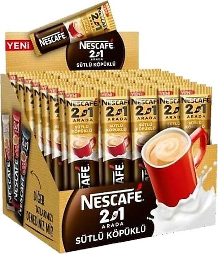 Nescafe Sütlü Köpüklü 2'si 1 Arada 48x10 gr