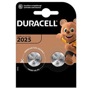 Duracell CR2025 2'li Lityum Düğme Pil