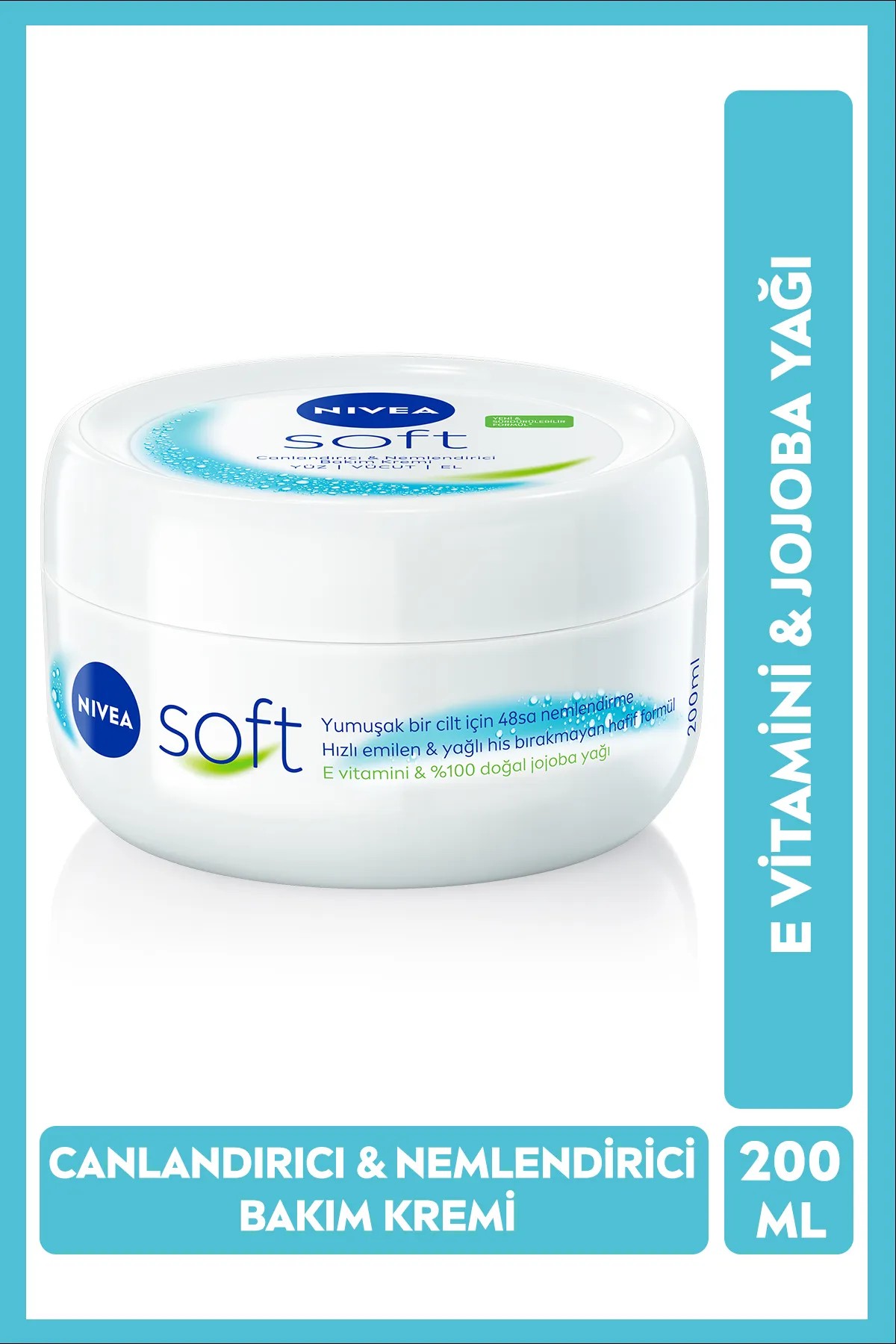NIVEA Soft Nemlendirici Bakım Kremi 200ml