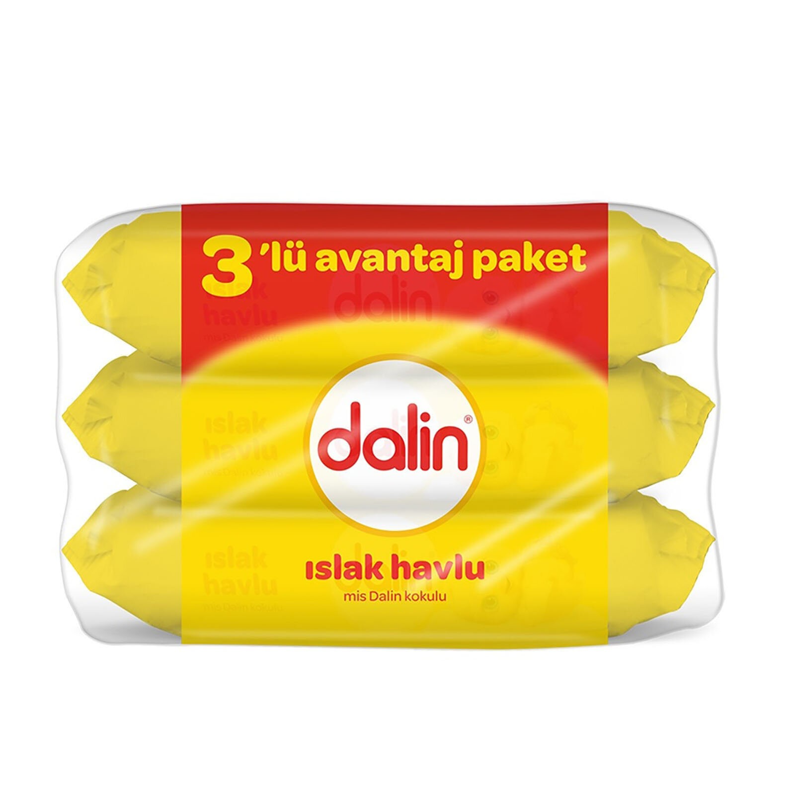 Dalin Islak Havlu 3lu x 8 Adet