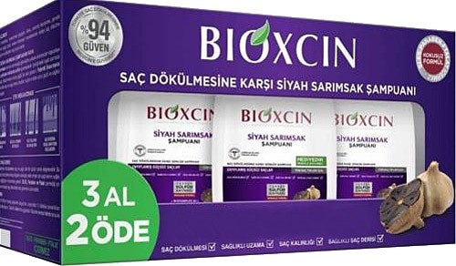 Bioxin Şampuan 3 Lü 300 Ml Siyah Sarımsak*12