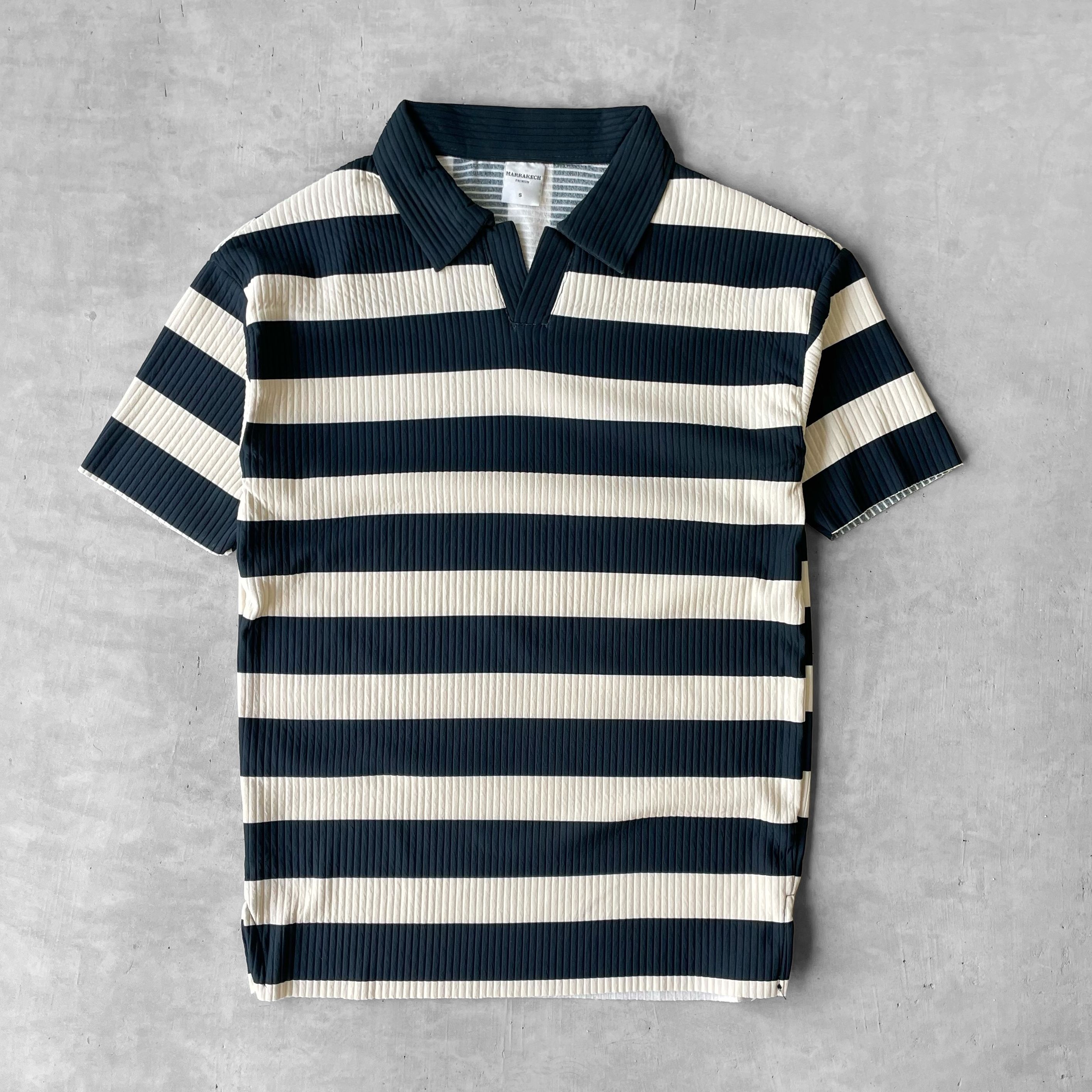 Oversize Polo Yaka Tişört & Keten Pantolon