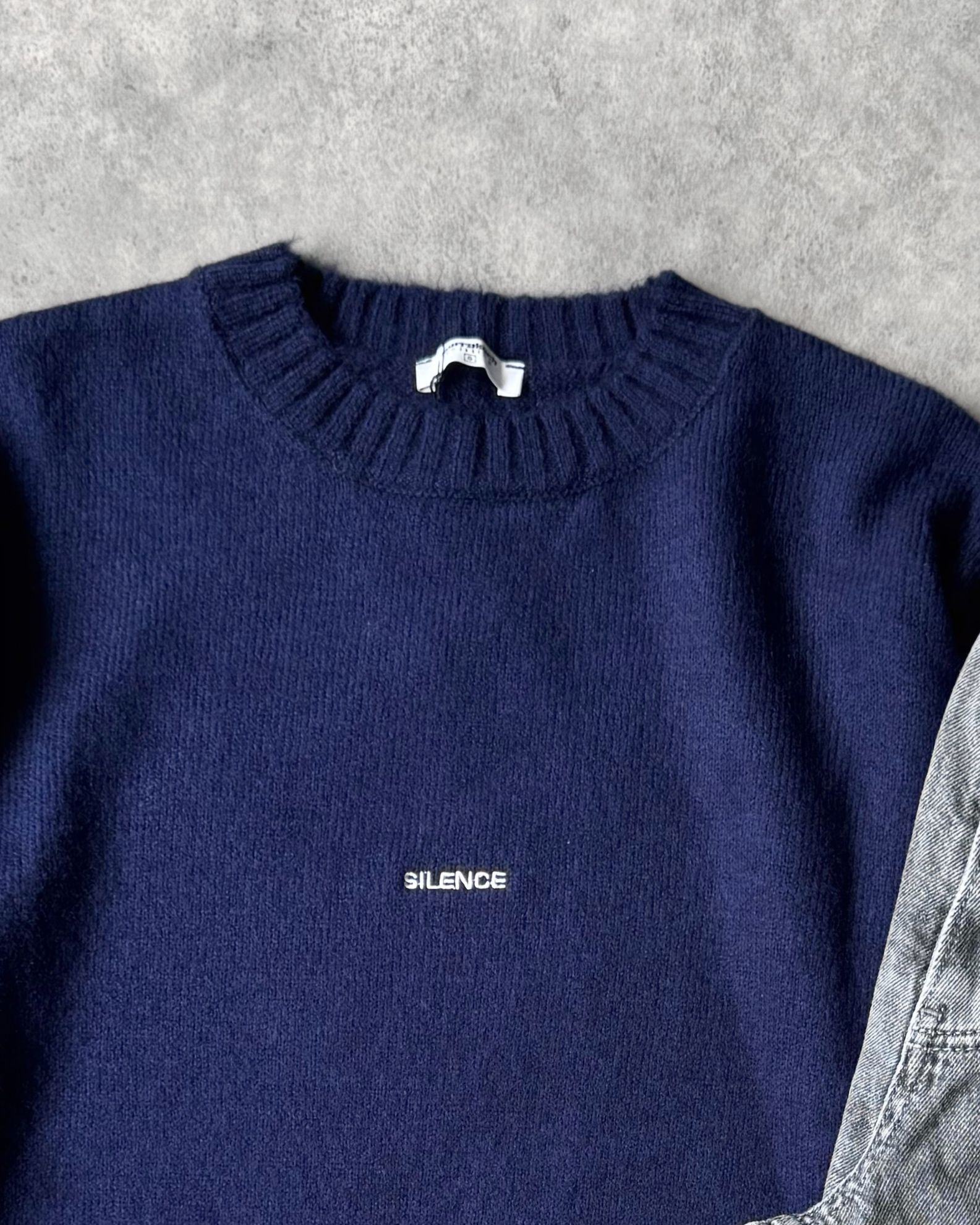 Poplin Kumaş Triko Sweat & Regular Kot Pantolon G2069 - Lacivert