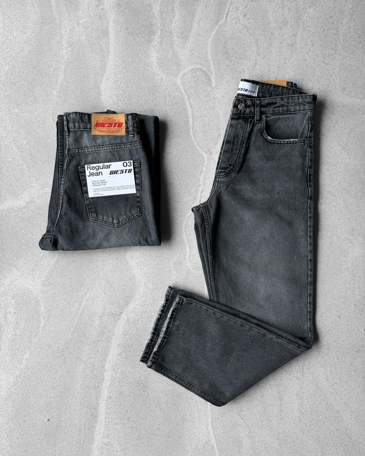 Regular Fit Kot Pantolon G2012 - Siyah