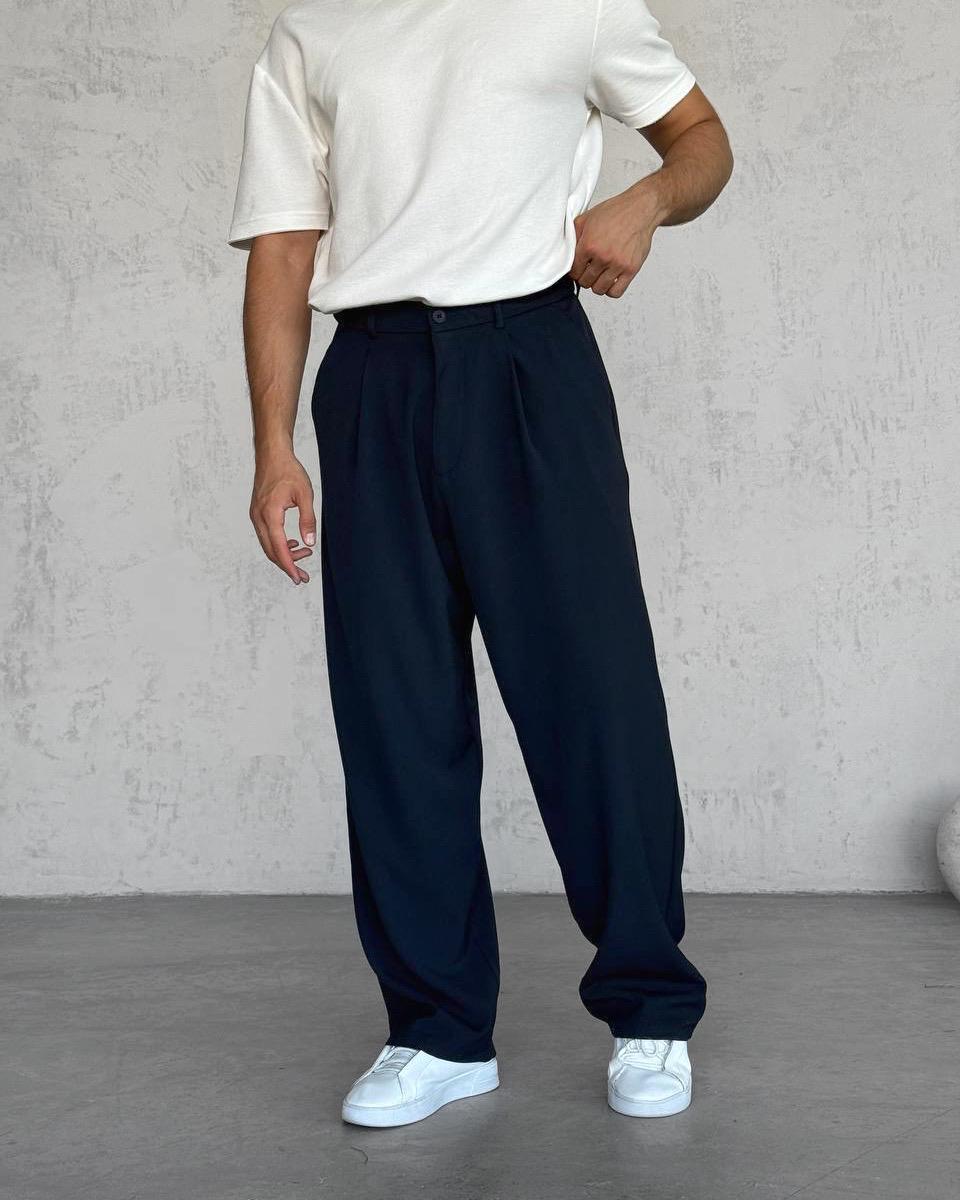 Regular Kalıp Kumaş Pantolon G2061 - Lacivert