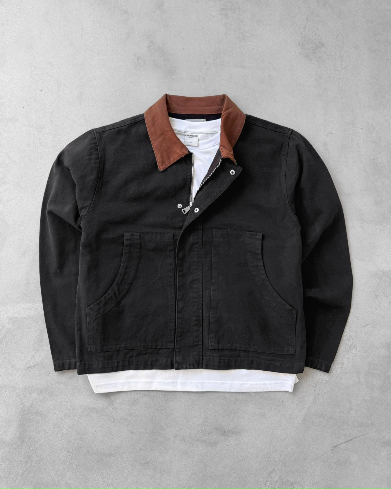 Denim Ceket G2103 - Siyah