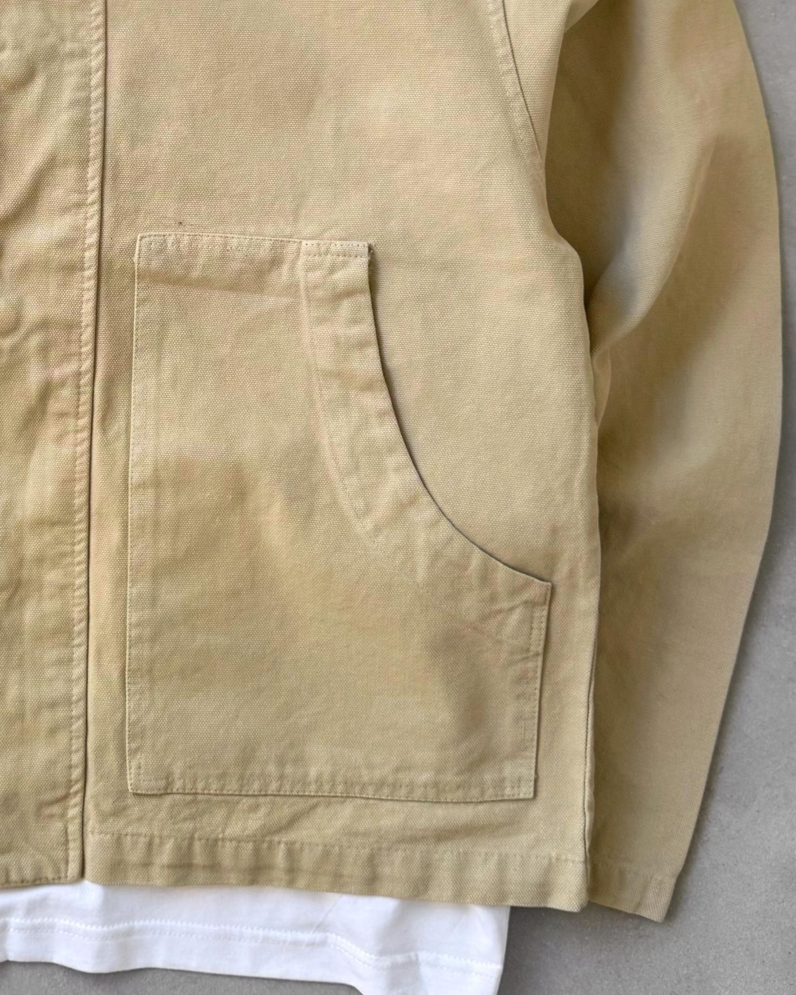 Denim Ceket G2103 - Bej