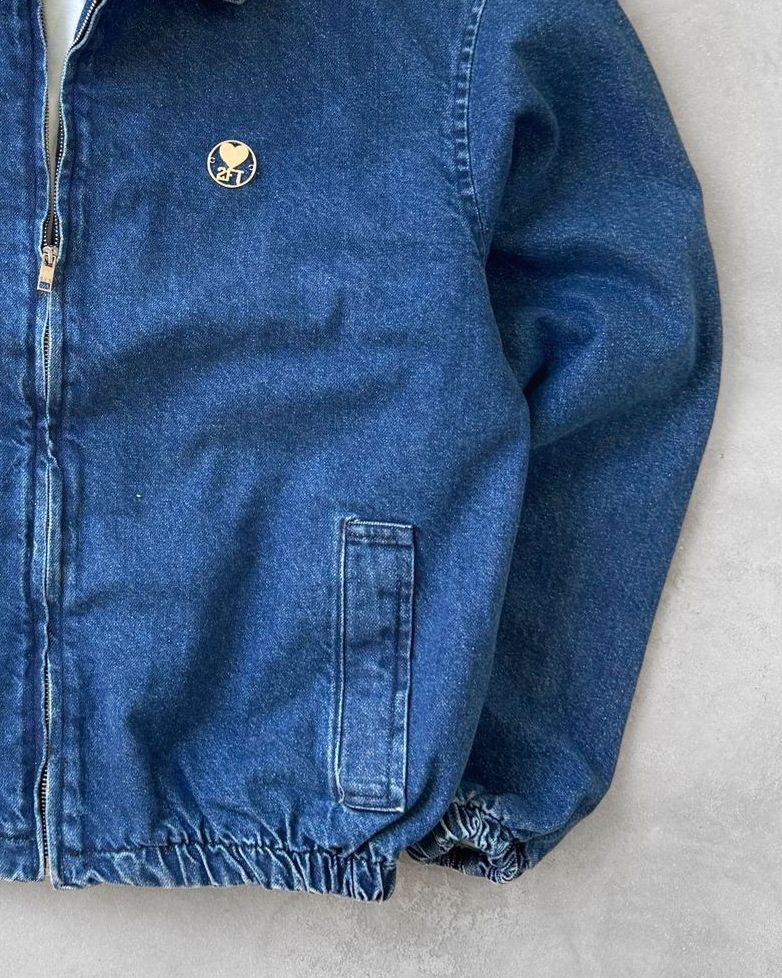 Starlı Denim Bomber Ceket G2106