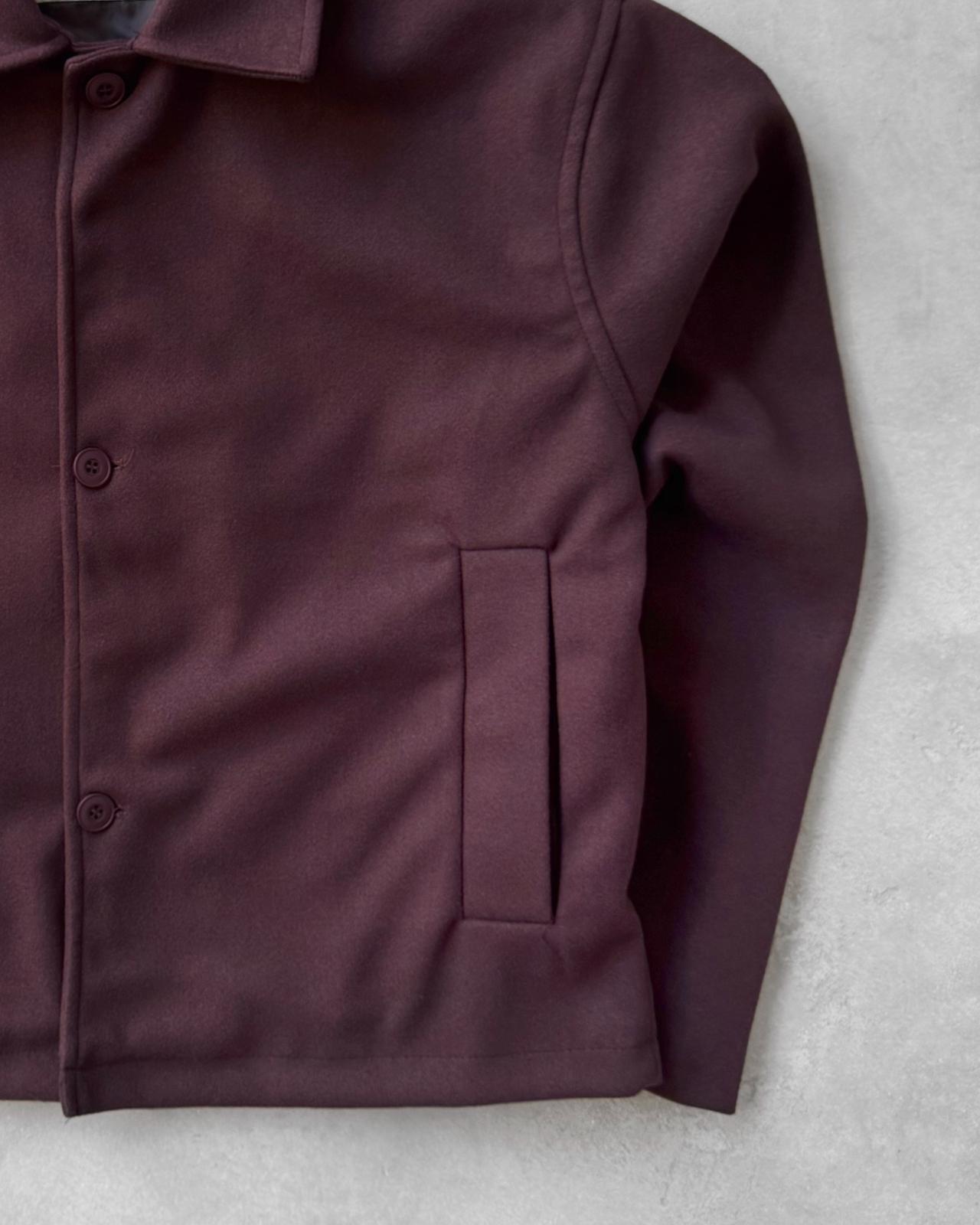 Kaşe Ceket İçi Astarlı G2119 - Kahverengi