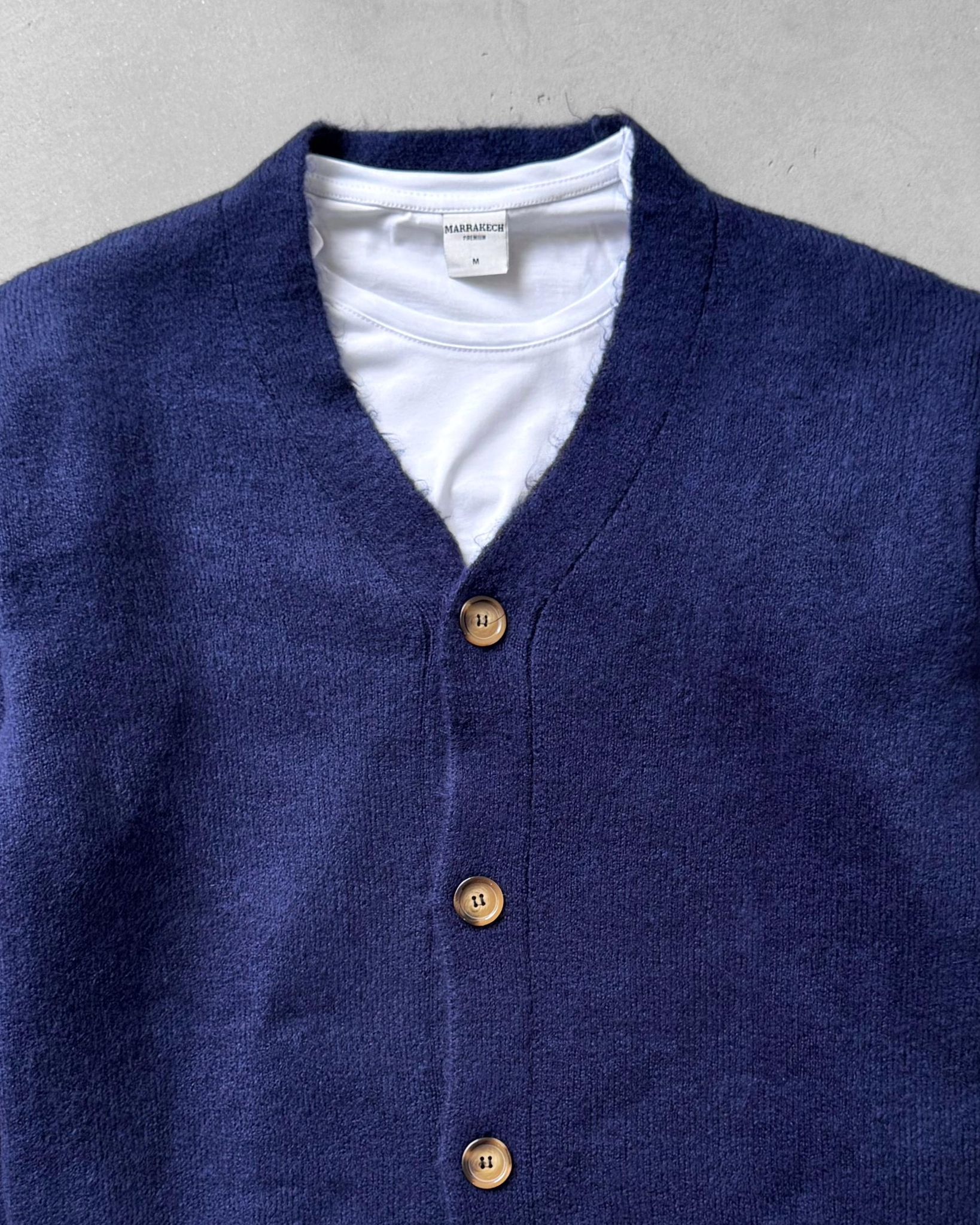 Sık Dokuma Düğmeli Triko Hırka G2090 - Lacivert