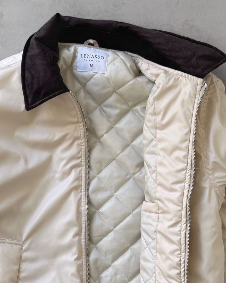 İçi Kapitoneli Yakası Kadife Mont G2105