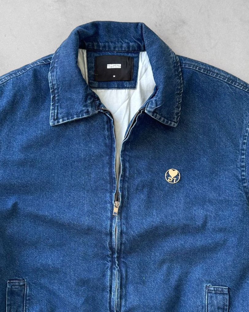 Starlı Denim Bomber Ceket G2106