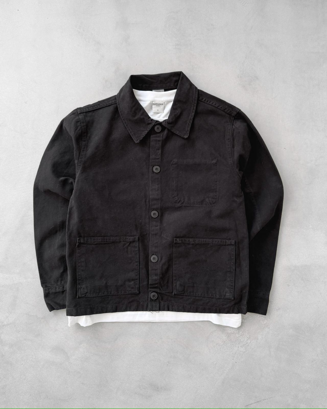 Denim Ceket G2104 - Siyah