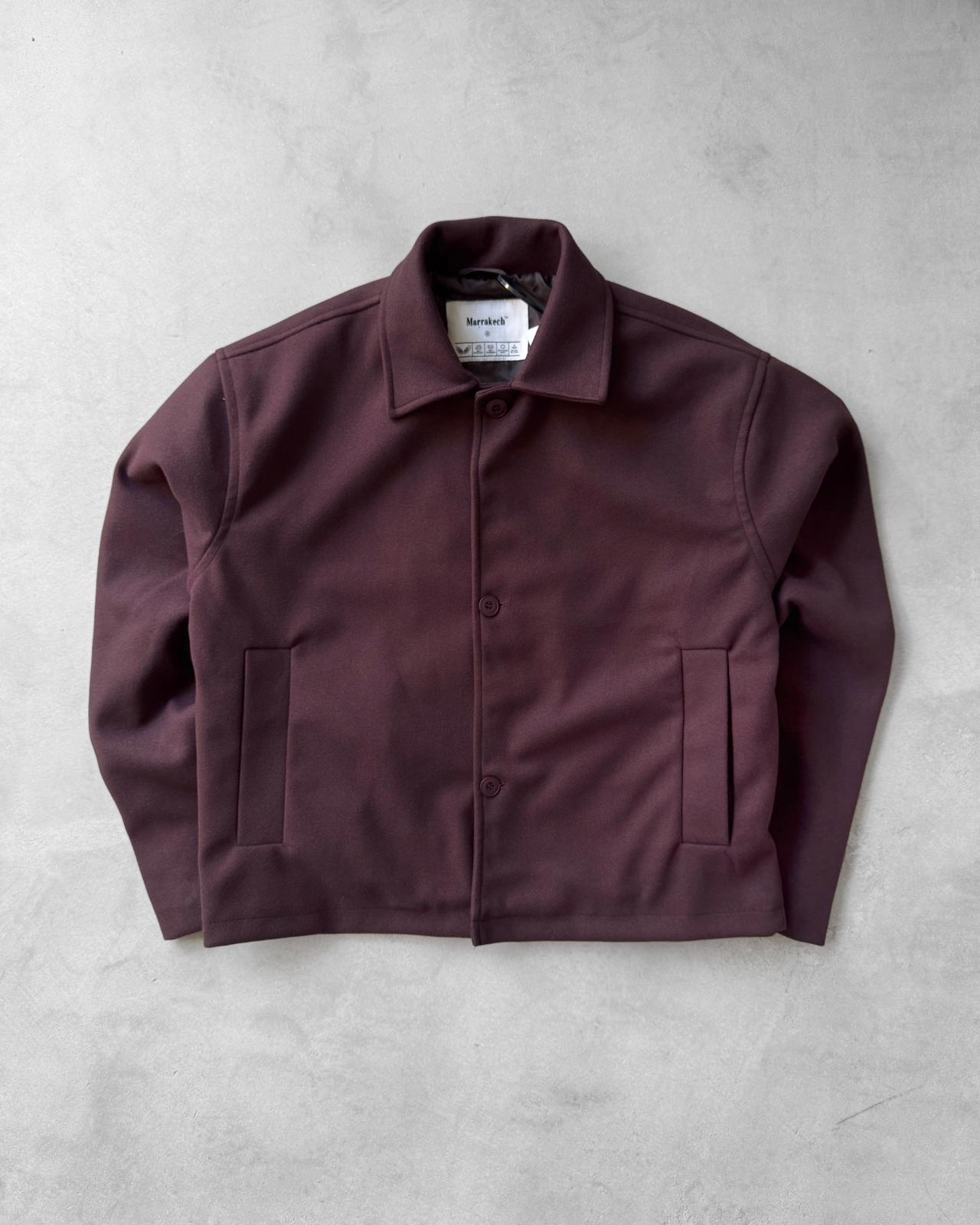 Kaşe Ceket İçi Astarlı G2119 - Kahverengi